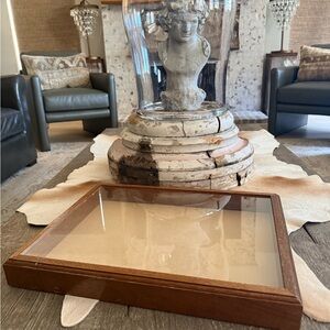 Vintage Elegant Wooden Picture Frame Shadow Box